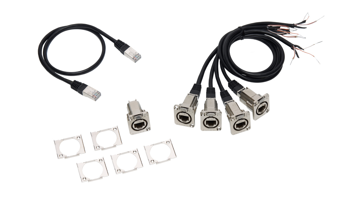 MA Lighting Adapter cable set for grandMA3 4Port Node DIN-Rail, DMX via RJ45 (4021733)
